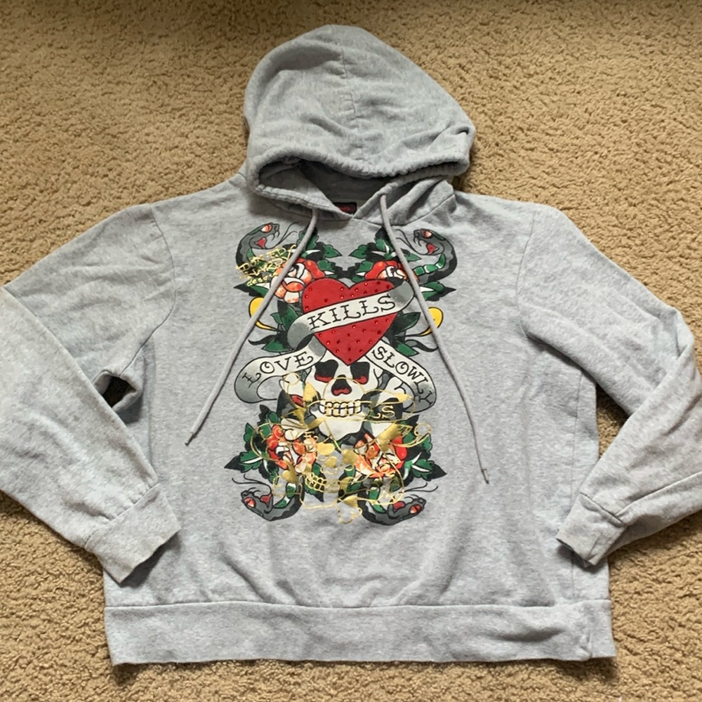 2000s Ed Hardy Hoodie